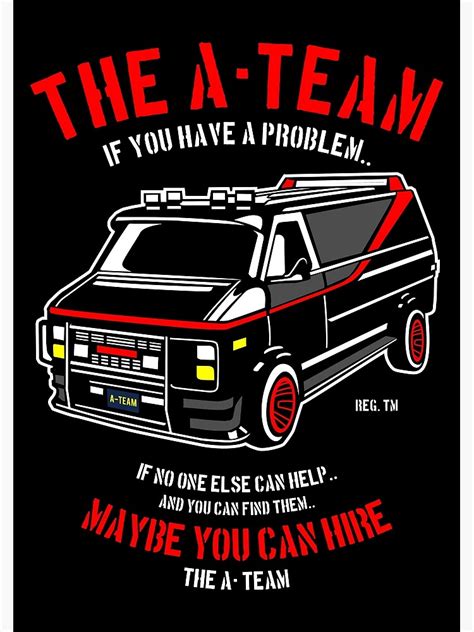 "The A Team" Poster for Sale by ArtemNovus | Redbubble