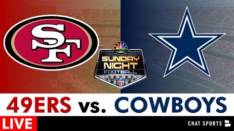 49ers vs. Cowboys Live Streaming Scoreboard, Free Play-By-Play ...