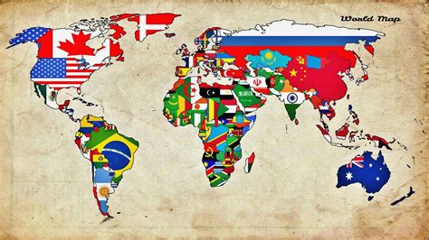 Map of the World using each countries flag... : r/MapPorn