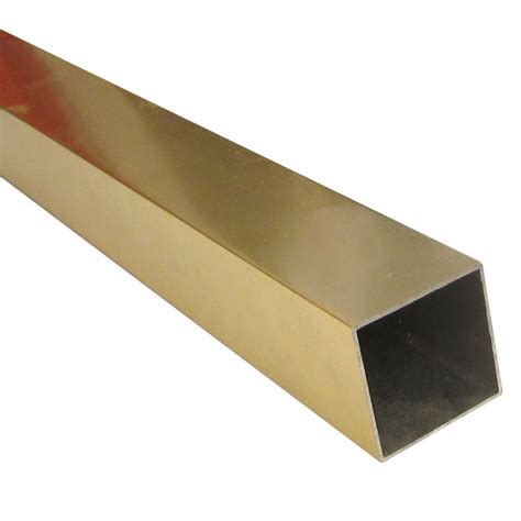 Extruded Aluminum Tubing Bright Gold 1-1/2" x 20'