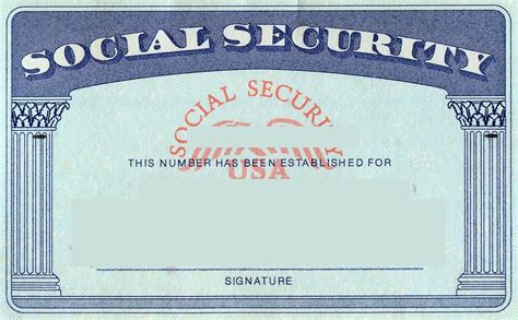 blank social security card application - Glad Of That Ejournal Photo Gallery