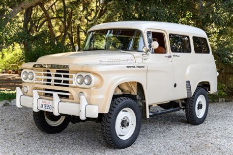 1959 Dodge W100 Power Wagon Town Wagon for sale on BaT Auctions - sold for $30,259 on February ...