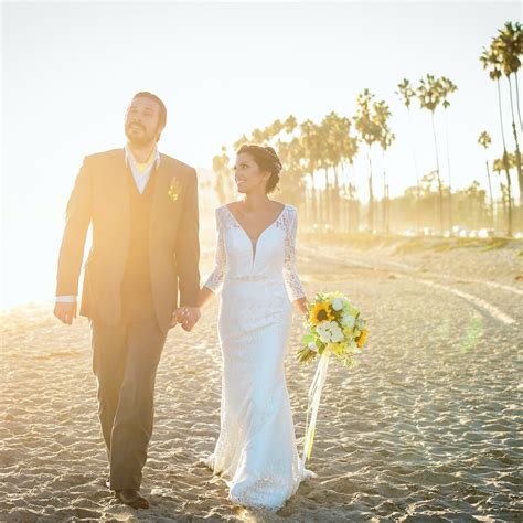 California beach wedding at Santa Barbara's East Beach. - Weddings by ...