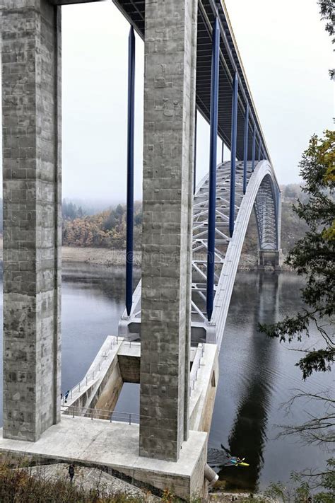 Concrete Arch Bridge stock image. Image of piers, river - 26739025