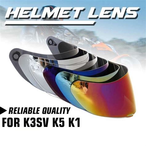 AGV K1 K5 K3SV Helmet Visor With AGV Logo Motocross Full Face Visor ...