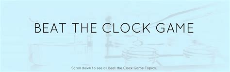 BEAT THE CLOCK GAME - The STEM Center