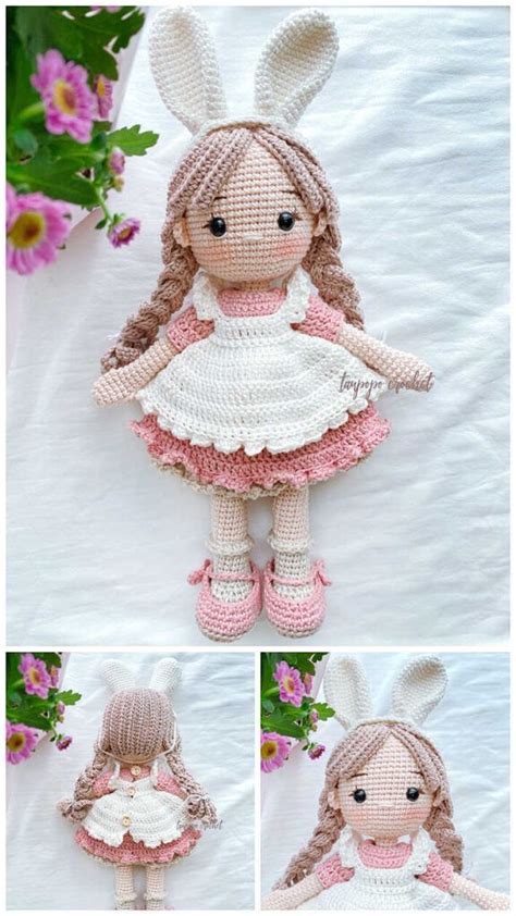 Amigurumi Doll Free Crochet PDF Pattern | Crochet dolls, Crochet toys patterns, Crochet doll pattern