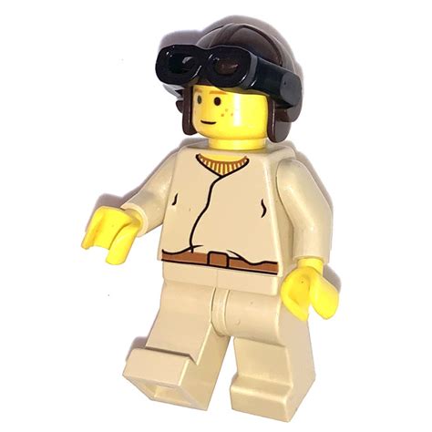 LEGO Anakin Skywalker with Brown Aviator Cap Minifigure | Brick Owl - LEGO Marketplace