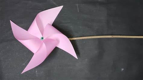 DIY How to make paper firki || How to make paper windmill that spin || DIY paper craft idea ...