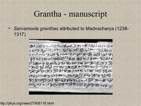 Grantha Script: Writing System and Evolutionary History