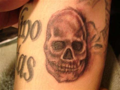 death mask tattoo