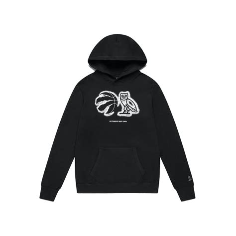 Ovo Athletic Centre Hoodie BlackOvo Athletic Centre Hoodie Black - OFour