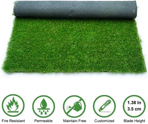 Artificial Grass Mat Synthetic Landscape Turf Fake Lawn Back Yards For Dog Pet | eBay