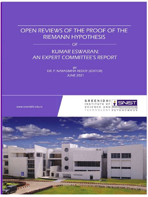 A Report On Riemann Hypothesis Updated - (25!06!21) | PDF | Prime ...