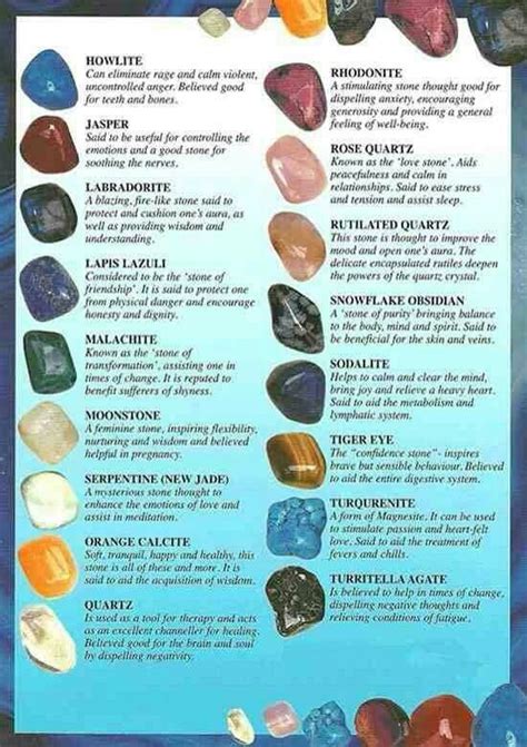 Gems/crystals | Stones and crystals, Crystals and gemstones, Healing stones