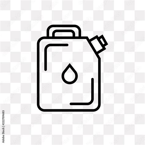 fuel icon on transparent background. Modern icons vector illustration ...