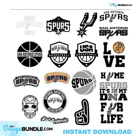 Spurs Logo Team Svg, Sport Svg, Sport Basketball Team Svg, Sport Basketball Team Logo Svg ...