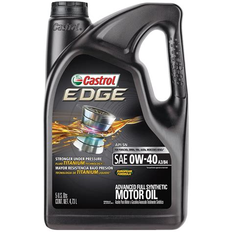 Castrol EDGE 0W-40 A3/B4 Advanced Full Synthetic Motor Oil, 5 QT – Walmart Inventory Checker ...