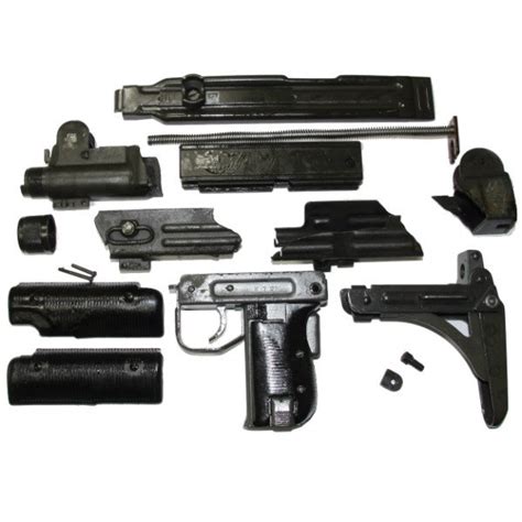 Uzi Parts Kit with Receiver Sections and trunnion, Folding Stock, Deluxe, IMI, SMG, UZI-1233 ...