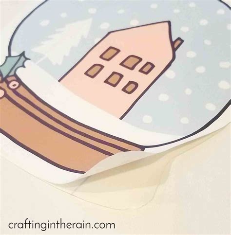 Printable Iron-on Transfer on Canvas - Crafting in the Rain