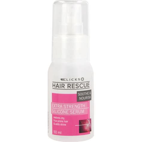 Clicks Hair Rescue Smooth & Nourishing Silicone Serum 50ml - Clicks