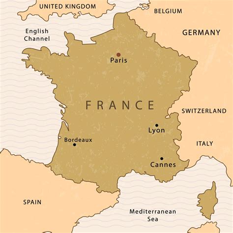 Mapa del vector de Francia 165933 Vector en Vecteezy