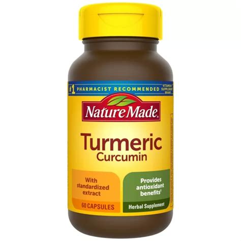 NATURE MADE 3006 Turmeric Curcumin 500 MG - 120 Capsules Ex Nov 2026 $8.99 - PicClick