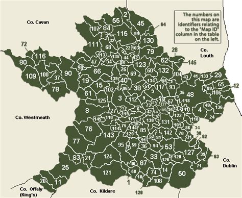 Meath civil parishes