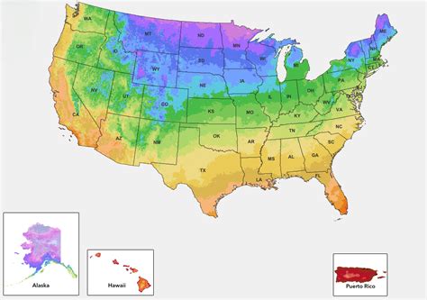 What's Your Planting Zone? | USDA Plant Hardiness Zone Map | The Old Farmer's Almanac