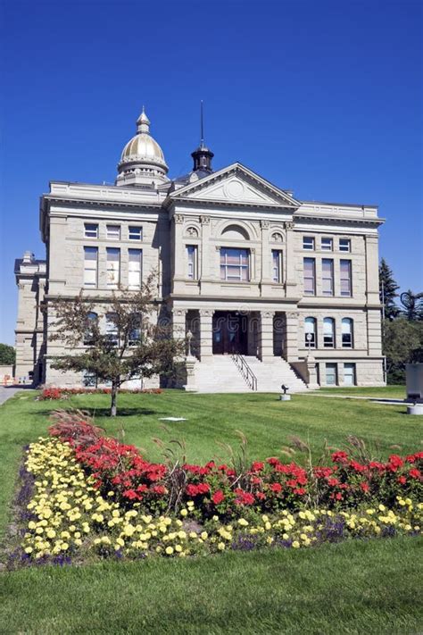 Cheyenne, Wyoming - State Capitol Stock Photo - Image of monument ...