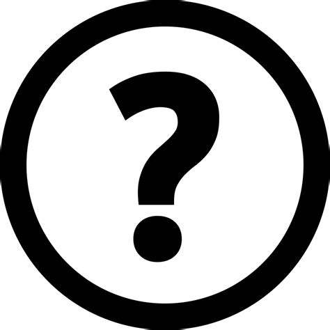 Question Mark In Circle transparent PNG - StickPNG