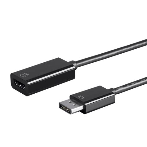 DisplayPort 1.2a to 4K at 60Hz HDMI Active UHD Adapter, Black - Monoprice®