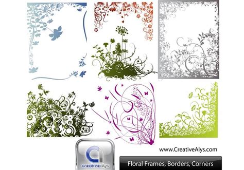 Vector Floral Frames, Borders & Corners - Download Free Vector Art, Stock Graphics & Images