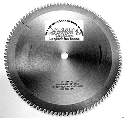 Double Miter Saw Blade, 10" Dia, 80T, .122 Kerf, 5/8 Arbor, World's ...