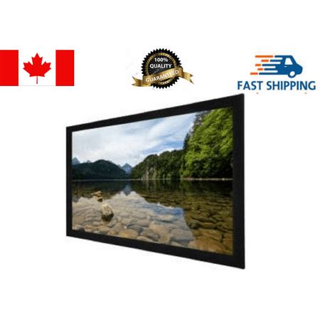 eGALAXY® 100″ 16:9 FIXED FRAME PROJECTOR SCREEN (WHITE) PSF100A | Walmart Canada