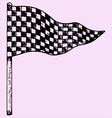 Checkered flag for car race or motorsport rally Vector Image