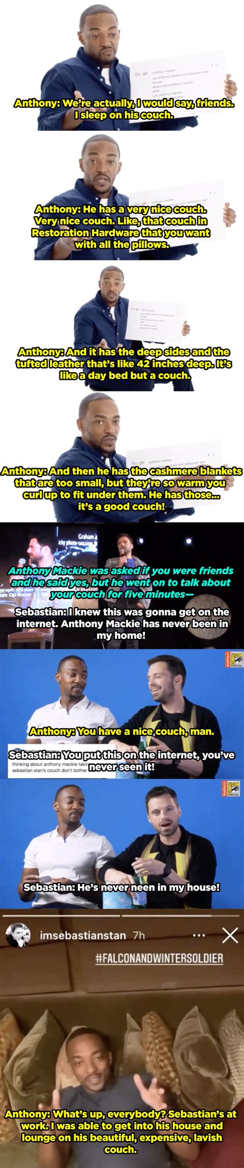 Best Anthony Mackie And Sebastian Stan Moments