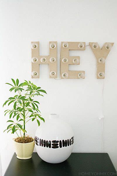 DIY Marquee Sign - Homey Oh My