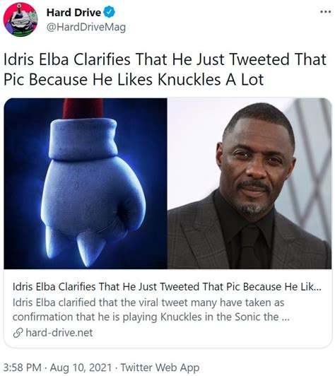 Idris Elba Clarifies That He Just Tweeted That Pic Because He Likes ...