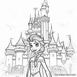 Elsa Frozen 2 Coloring Pages  Free & Printable sketch template