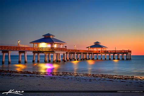 Fishing Pier Fort Myers Beach Sunset