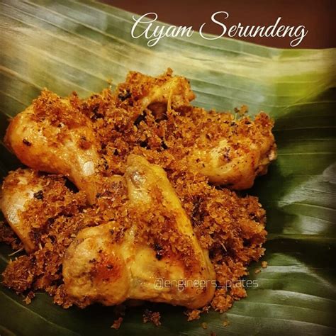 Ayam Serundeng ( Fried Chicken With Shredded Coconut ) from @engineers_plates - ResepMamiku.com