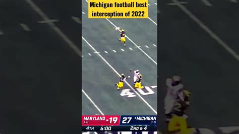 best Michigan football plays 2022#michiganfootball #football # ...