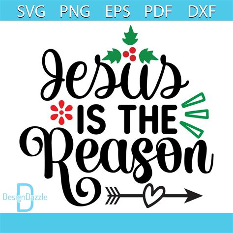 Jesus Is The Reason Svg, Christmas Svg, Xmas Svg, Happy Holi - Inspire ...