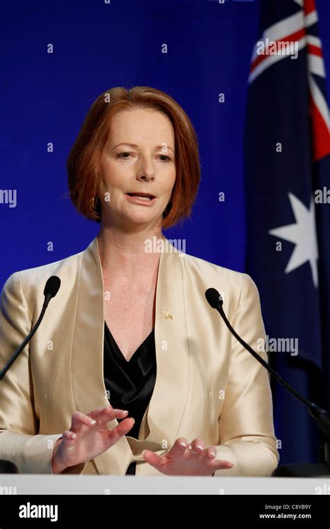 Julia gillard prime minister australia hi-res stock photography and ...