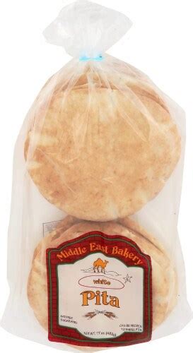 Middle East Bakery White Pita Bread, 17 oz - Harris Teeter