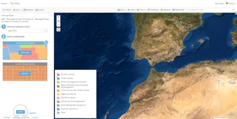 Create a Web Map on ArcGIS Online | Help Center | GFW