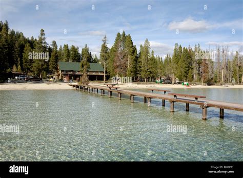 Redfish Lodge, Redfish Lake, Sawtooth National Recreation Area, Rocky Mountains, Idaho, USA ...