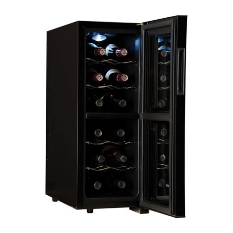 Haier 12 Bottle Wine Cooler Review | Glass wine cellar, Haier wine cooler, Wine cellar