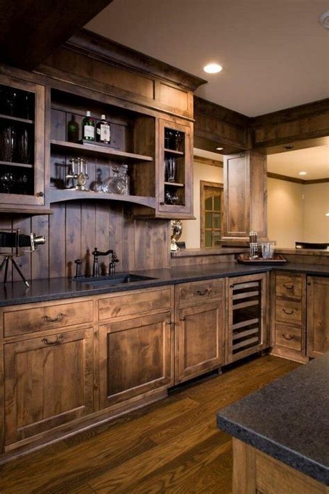 27 Rustic Kitchen Cabinet Makeover Ideas - GoodNewsArchitecture | Rustic kitchen design, Rustic ...